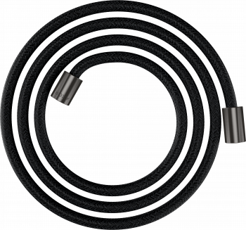 HANSGROHE Axor ShowerSolutions Tekstylny wąż prysznicowy 2 m z nakrętkami cylindrycznymi czarny chrom szczotkowany 28291340