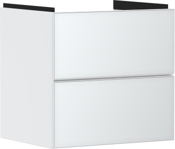 HANSGROHE Xevolos E Szafka pod umywalkę wiszacą z 2 szufladami 58 x 47,5cm biały mat 54175320