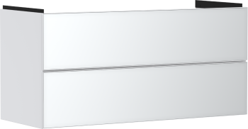 HANSGROHE Xevolos E Szafka pod umywalkę wiszacą z 2 szufladami 118 x 47,5cm biały mat 54184320