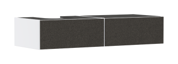HANSGROHE Xevolos E Szafka pod szlifowaną umywalkę wpuszczaną w blat/nablatową po lewej stronie z 2 szufladami 137 x 55cm, biały mat 54319660