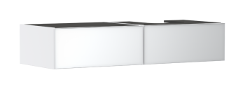 HANSGROHE Xevolos E Szafka pod szlifowaną umywalkę wpuszczaną w blat/nablatową po prawej stronie z 2 szufladami 137 x 55cm, biały mat 54322320
