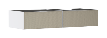 HANSGROHE Xevolos E Szafka pod szlifowaną umywalkę wpuszczaną w blat/nablatową po prawej stronie z 2 szufladami 137 x 55cm, biały mat 54322390
