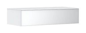 HANSGROHE Xevolos E Szafka boczna Sideboard z 1 szufladą i blatem 118 x 55cm, biały mat 54325320