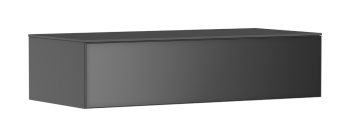 HANSGROHE Xevolos E Szafka boczna Sideboard z 1 szufladą i blatem 118 x 55cm, szary łupek matowy 54327770