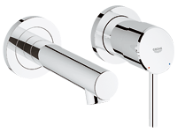 GROHE-Concetto 2-otworowa bateria umywalkowa, 147 mm chrom 19575001 