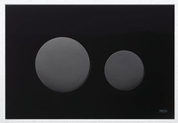 TECE Loop Przycisk spłukujący szkło czarne, przyciski czarne 9240657