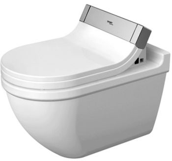 DURAVIT Starck 3 WC wisząca do SensoWash 37x62 cm, biały połysk z powłoką wondergliss 22265900001