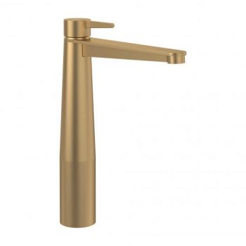 Villeroy&Boch Conum bateria umywalkowa z podwyższonym korpusem brushed gold TVW12700500076