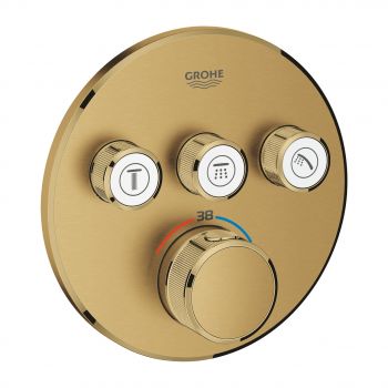 GROHE-SmartControl Bateria termostatyczna do obsługi trzech wyjść wody brushed cool sunrise 29121GN0