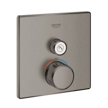 GROHE-SmartControl Bateria termostatyczna do obsługi jednego wyjścia wody brushed hard graphite 29123AL0