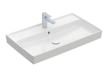 VILLEROY&BOCH Collaro Umywalka meblowa 80x47 cm biała z powłoką CeramicPlus 4A3380R1 