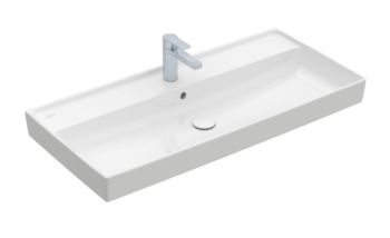 VILLEROY&BOCH Collaro Umywalka meblowa 100x47 cm, biała z powłoką CeramicPlus 4A33A5R1 