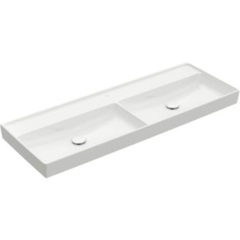 VILLEROY&BOCH Collaro Umywalka meblowa podwójna 130 x 47 cm biała z powłoką CeramicPlus 4A34D2R1