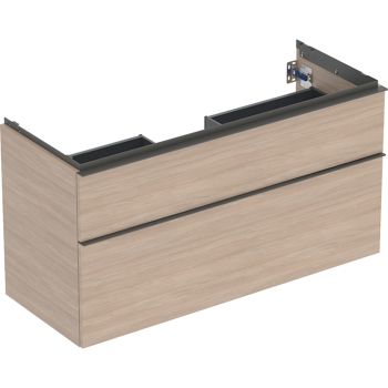 Geberit iCon szafka pod umywalkę 120 cm, 2 szuflady kolor dąb 502306JH1