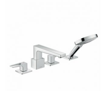 HANSGROHE METROPOL Loop 4-otworowa bateria wannowa chrom 74553000