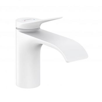 HANSGROHE Vivenis bateria umywalkowa 80 z odpływem biały mat 75010700