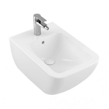 VILLEROY&BOCH Venticello Bidet wiszący 37,5x56 cm biały z powłoka ceramicplus 441100R1