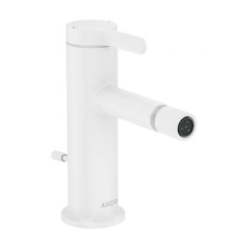 HANSGROHE Axor One bateria bidetowa z kompletem odpływowym biały mat 48210700