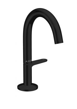 HANSGROHE Axor One Bateria umywalkowa Select 140 z odpływem czarny mat 48010670
