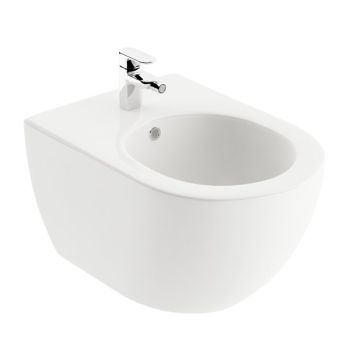 RAVAK Uni Chrome bidet wiszący 36 x 51 cm biały X01517