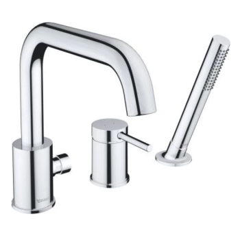 DURAVIT Circle 3-otworowa bateria wannowa chrom CE5260000010