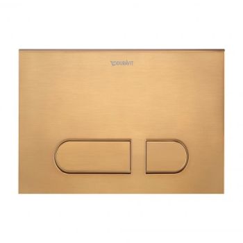 DURAVIT DuraSystem przycisk spłukujący A1 do WC, tworzywo sztuczne kolor brąz szczotkowany WD5001041000