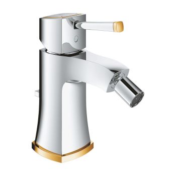 GROHE-Grandera Bateria bidetowa chrom / złoty 24372IG0