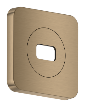 - AXOR ShowerSphere Rozeta 12 x 12cm, softsquare brąz szczotkowany 39769140 - 39769140 - Łazienki Szydłowski