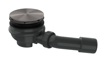  - AXOR Staro Kompletny Syfon do brodzika prysznicowego czarny chrom szczotkowany 42542340 - 42542340 - Łazienki Szydłowski