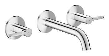 - AXOR One 3-otworowa bateria umywalkowa z uchwytami jednoramiennymi i wylewką 16 cm, chrom 48150000 - 48150000 - Łazienki Szydłowski