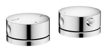 - AXOR One 2-otworowa bateria termostatyczna na brzeg wanny chrom 48470000 - 48470000 - Łazienki Szydłowski