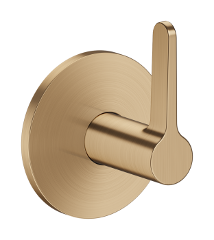  - AXOR One Zawór odcinający z uchwytem jednoramiennym, podtynkowy brąz szczotkowany 48772140 - 48772140 - Łazienki Szydłowski