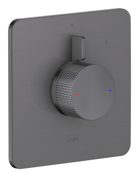  - AXOR Citterio C Bateria prysznicowa z mieszaczem do 1 odbiornika, czarny chrom szczotkowany 49651340 - 49651340 - Łazienki Szydłowski