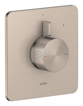 - AXOR Citterio C Bateria prysznicowa z mieszaczem do 1 odbiornika, nikiel szczotkowany 49651820 - 49651820 - Łazienki Szydłowski