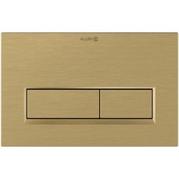  - KLUDI-UNIFIX przycisk spłukujący do WC złoty szczotkowany  32PP01N0 - 32PP01N0 - Łazienki Szydłowski