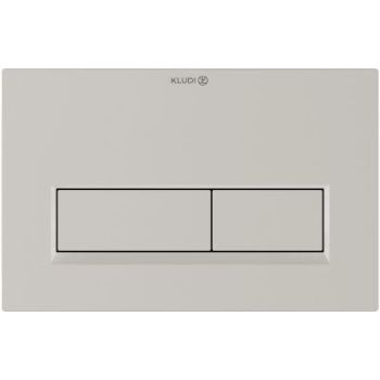  - KLUDI-UNIFIX przycisk spłukujący do WC jasny szary mat  32PP01O2 - 32PP01O2 - Łazienki Szydłowski
