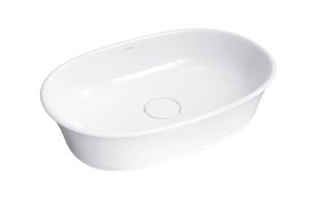  - OMNIRES CLASSICA umywalka nablatowa 61 x 40 cm biały połysk CLASSICAUNBP - CLASSICAUNBP - Łazienki Szydłowski