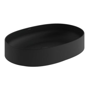 - KLUDI-RESA O umywalka ceramiczna nablatowa 60 x 40 cm czarny mat 58CW2039 - 58CW2039 - Łazienki Szydłowski