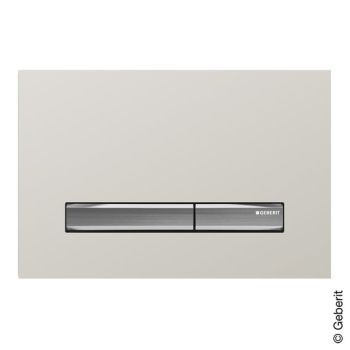 - Geberit Sigma 50 Square przycisk spłukujący szary piaskowy  / chrom 115788JL2 - 115.788.JL.2 - Łazienki Szydłowski