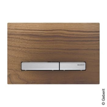 - GEBERIT Sigma 50 Square przycisk spłukujący orzech amerykański  / chrom 115788JX2 - 115.788.JX.2 - Łazienki Szydłowski