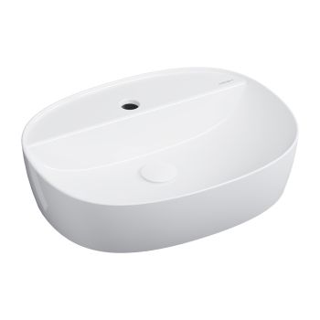 - OMNIRES ATLANTA umywalka nablatowa 51 x 39 cm, biały połysk ATLANTA505BP - ATLANTA505BP - Łazienki Szydłowski