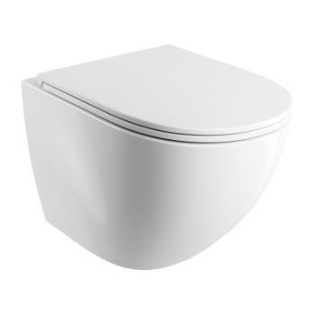 OMNIRES OTTAWA COMFORT miska toaletowa wisząca SILENT POWER™ z deską wolnoop., 54 x 37 cm, biały połysk OTTAWACSPMWBP OTTAWACSPMWBP od 