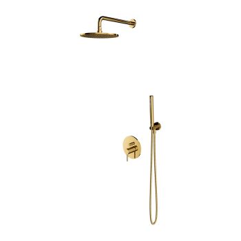 - OMNIRES Y system prysznicowy podtynkowy, złoty połysk SYSY19GL - SYSY19GL - Łazienki Szydłowski