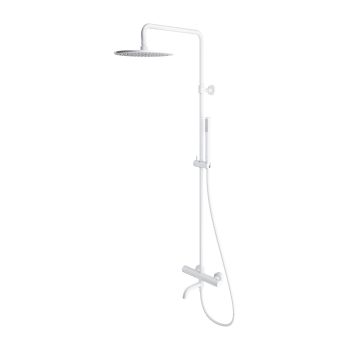 - OMNIRES Y termostatyczny system wannowy natynkowy, biały mat Y1234WM - Y1234WM - Łazienki Szydłowski