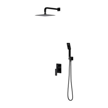  - OMNIRES PARMA system prysznicowy podtynkowy, czarny mat SYSPM10BL - SYSPM10BL - Łazienki Szydłowski