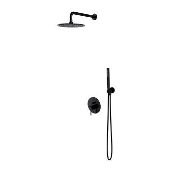 - OMNIRES Y system prysznicowy podtynkowy, czarny półmat SYSY18BL - SYSY18BL - Łazienki Szydłowski