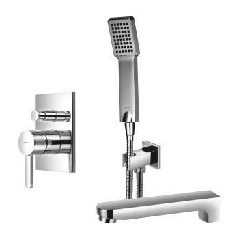 - OMNIRES DARLING system wannowy podtynkowy, chrom połysk SYSDAW01CR - SYSDAW01CR - Łazienki Szydłowski