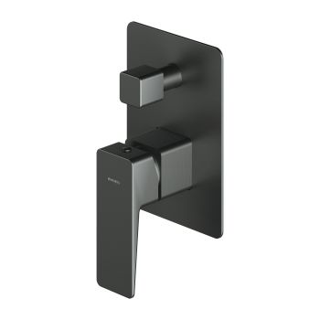 - OMNIRES PARMA bateria prysznicowo-wannowa podtynkowa, grafit szczotkowany PM7435GR - PM7435GR - Łazienki Szydłowski