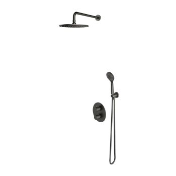  - OMNIRES Y termostatyczny system prysznicowy podtynkowy, grafit szczotkowany SYSYT05GR - SYSYT05GR - Łazienki Szydłowski
