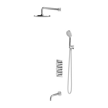 - OMNIRES Y termostatyczny system wannowy podtynkowy, chrom połysk SYSYS02XCR - SYSYS02XCR - Łazienki Szydłowski